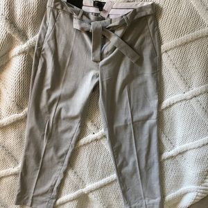 Gray ankle pants
